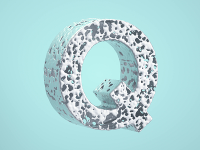 Q 36daysoftype 3d abstract ae animation c4d houdini motion octanerender simulation