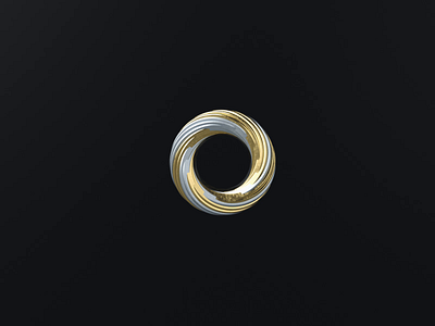 Rings 1 3d 3d animation abstract ae animation c4d loop motion motion design octanerender