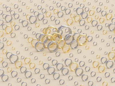 Rings 3 3d 3d animation abstract ae design houdini loop motion motion design redshift3d render rings