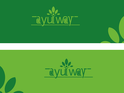 Ayurway brand branding design designer graphicdesign illustration logo ui ux vector