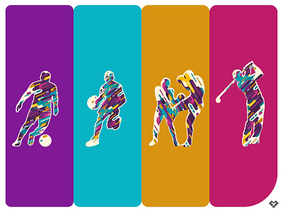 Sports brand branding design designer graphicdesign illustration logo ui ux vector