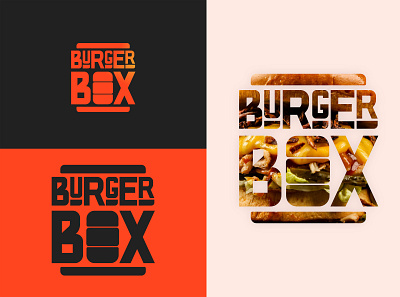 BURGER BOX brand branding design designer graphicdesign illustration logo ui ux vector