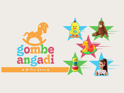 A Toy Shop brand branding design designer graphicdesign illustration logo ui ux vector