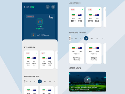 Cricket live score App Kit