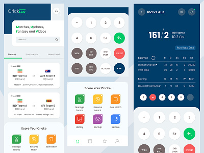 My Cricket Scoreboard App Kit