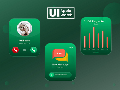 Apple Watch UI Design App