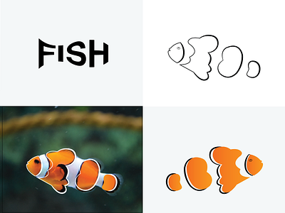 FISH graphic design illustration illustrator logo vector