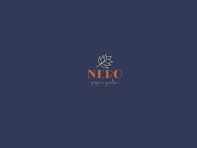 nero-italian branding design graphicdesign identity illustrator logo photoshop signage typography