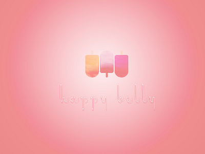 h a p p y b e l l y branding design graphicdesign identity illustration logo logotype photoshop