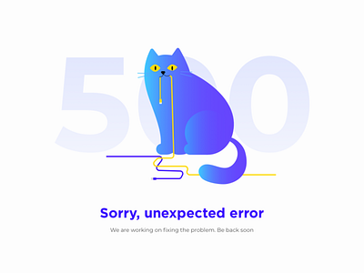 Error-page design illustration web