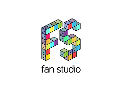 Fan Studio Mobile App Development UK - Logo Design 3d branding fan studio logo design