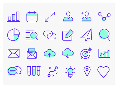 Icons design icon design icon set illustration ui vector