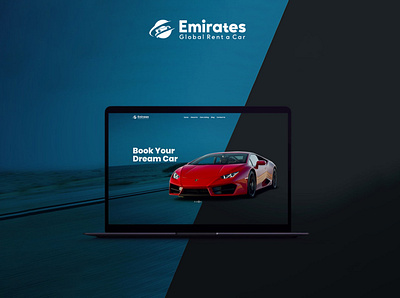 Emirates Global Rent a Car | Dubai branding design photoshop ui ux web design