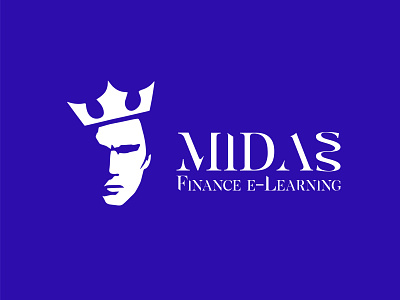 Midas Finance e-Learning Logo branding design finance icon learning logo mark print vector