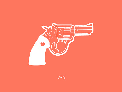 Revolver 6500 beltramo bltr icon illustration revolver vector