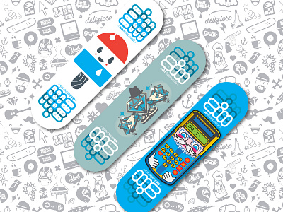 SIN SK8BOARDS beltramo bltr board deck illustration sk8 skateboard skateboarding