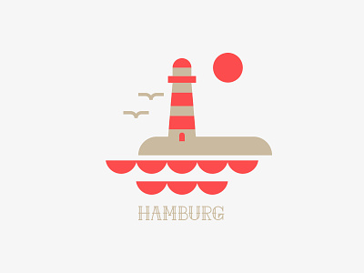 HAMBURG // beltramo bltr hamburg illustration lighthouse