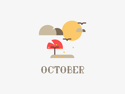 OCTOBER // autumn beltramo bltr illustration october