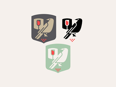 WINE BRANDING // beltramo bird bltr crow icon illustration logo wine