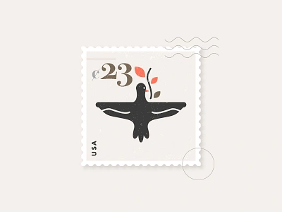 23 // beltramo bird bltr dove icon illustration peace stamp