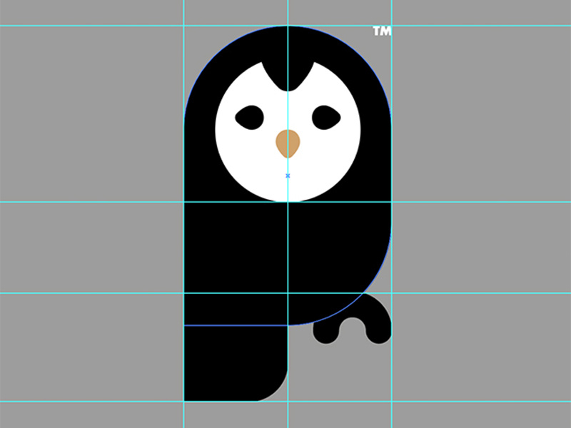 GRID SYSTEM // symbol owl logo illustration icon grid bltr bird beltramo