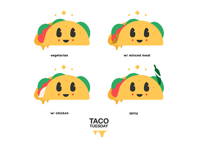 TACO TUESDAY // HOW DO YOU LIKE YOUR TACOS // beltramo bltr character taco taco tuesday