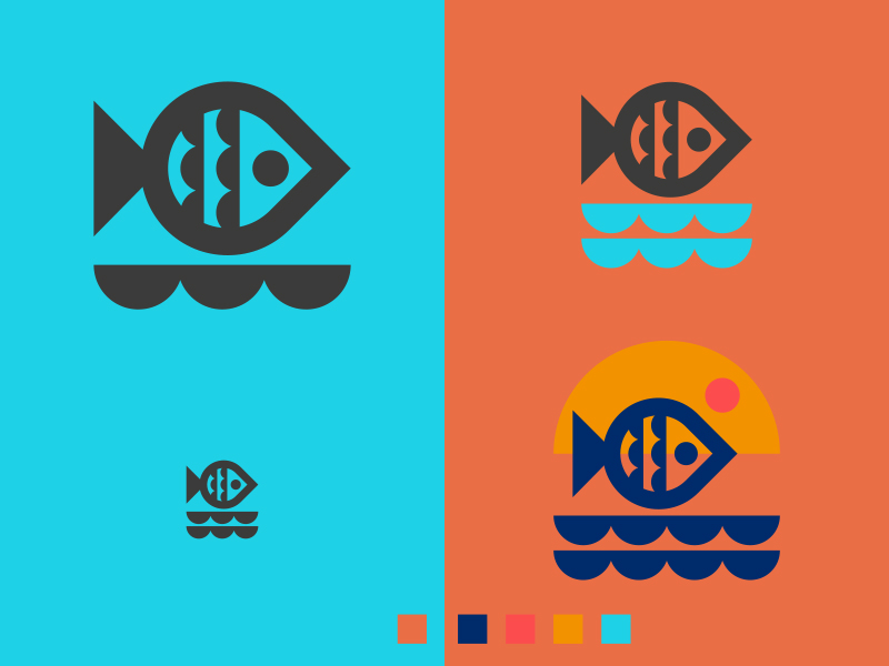 FISH LOGO EXPLORATION // by Dominik Beltramo on Dribbble