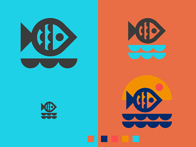 FISH LOGO EXPLORATION // beltramo bltr fish logo ocean water