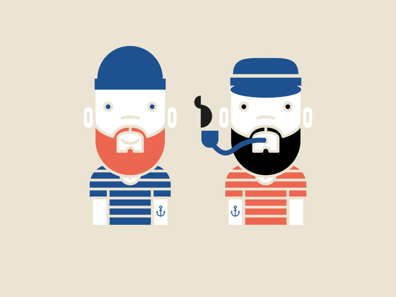 SMUTJE + CAPTAIN // beltramo bltr captain character ships cook sailor