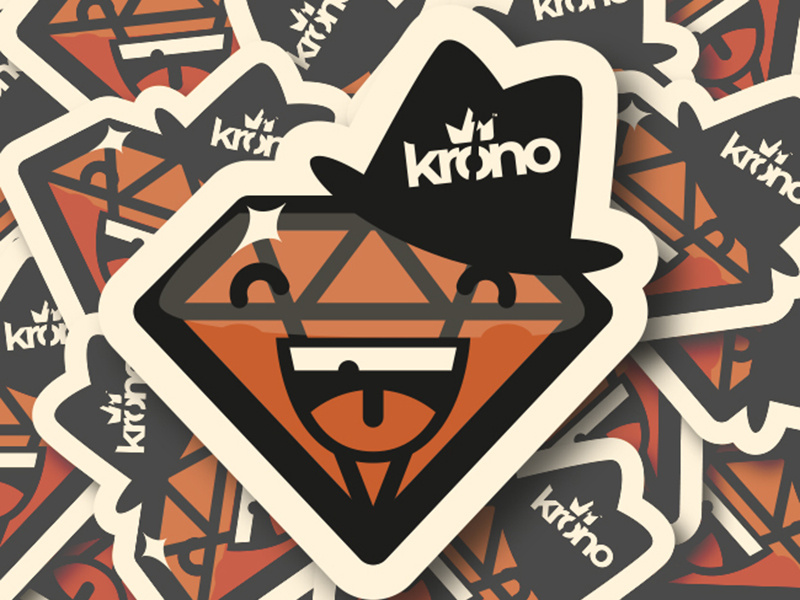 SHINE BRIGHT LIKE A DIAMOND // vector sticker illustration diamond character bltr beltramo
