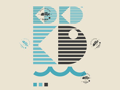 KD TUNA // WIP LOGO // GRAPHIC EXPLORATION // beltramo bltr fish icon illustration logo packaging seafood symbol tuna vector