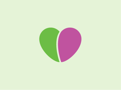 Heart Logo 2 color heart
