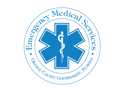 Orange County EMS medical rod of asclepius