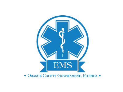 Orange County EMS medical rod of asclepius