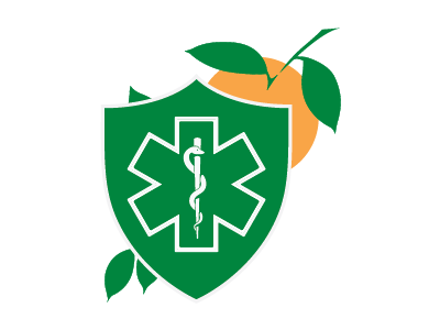 EMS Protocols medical orange rod of asclepius