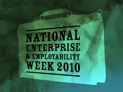 Enterprise & Employability Week 2010 2010 and briefcase employability enterprise jazzybam logo silhouette suitcase texture week