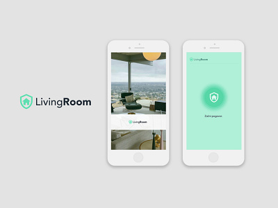 LivingRoom mobile app concept app design insurance mobile prototype ui ux
