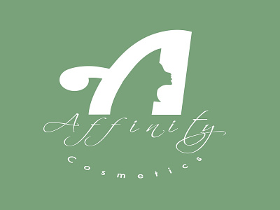 Affinity Cosmetics Logo branding design graphic design illustration logo mockup