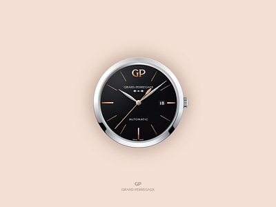 Girard Perregaux 1966 Infinity Edition app design illustraion sketch vector vectorart watch