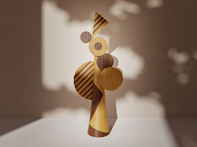 Wood Lamp 3d blender branding design illustration lamp render wood