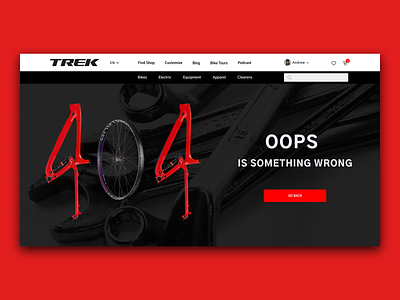 Concept Page 404 404 concept online store trek