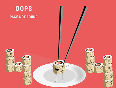 404 404 404 error page 404page sushi webdesign