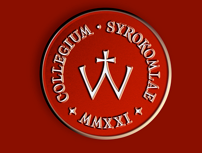 COLLEGIUM SYROKOMLAE logo branding font logo typeface