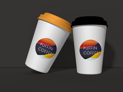 PUFFIN COFFEE logo & package typeface