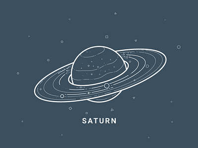 Saturn belight software illustrations lines navigation office planet saturn stroke vector