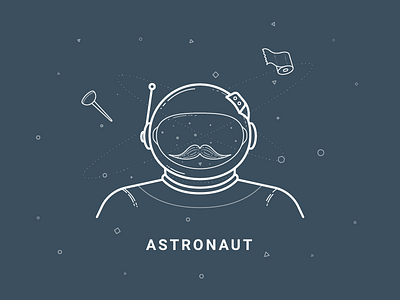 Astronaut astronaut belight software cosmonaut illustration man office outline restroom stroke toilet vector