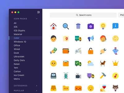 Icons8 App Concept app icons icons8 interface macos ui ux