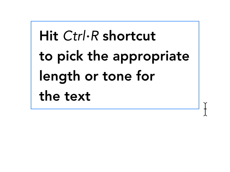 Microinteraction Concept for Text Boxes