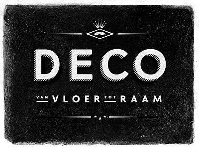 Deco Logo black and white carpenter crown icon logo logo design retro stylish