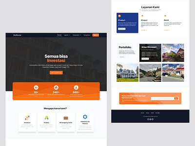 Findhome Construction - Landing Page construction landing page ui